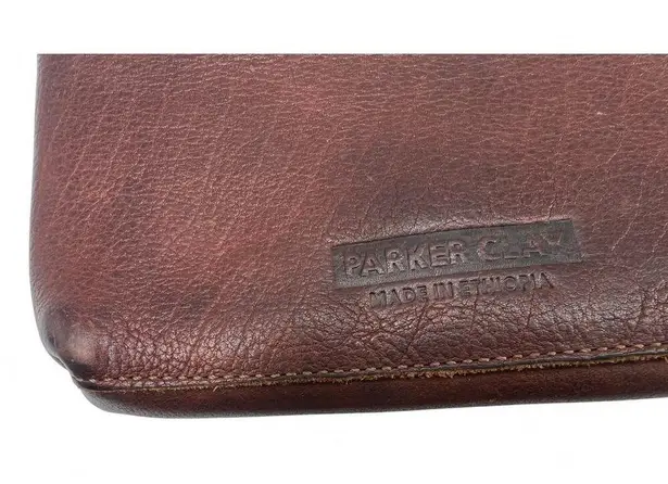 Parker Clay Leather Crossbody Small Minimalist Bag Purse Brown Women's Simple