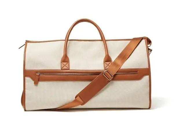 NEW Brouk & Co 2 in 1 garment / travel bag / duffle bag / canvas/tote bag /gym Orange