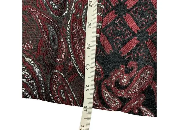 cj banks Women's Burgundy & Silver Blazer