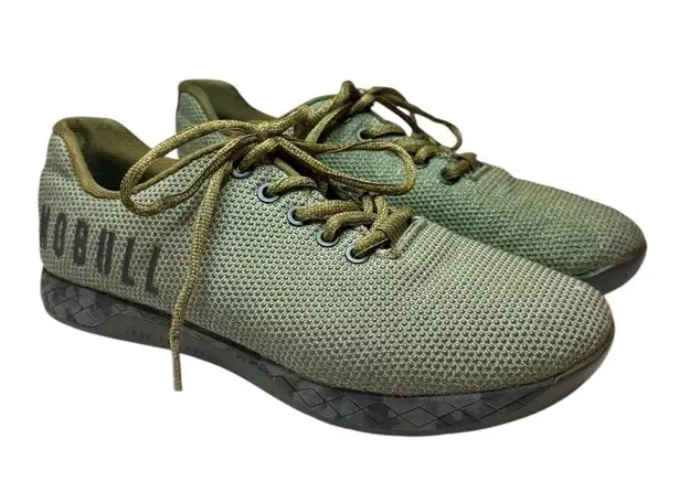 No Bull Outwork Army Green Camo Weightlifting Trainers Men 8