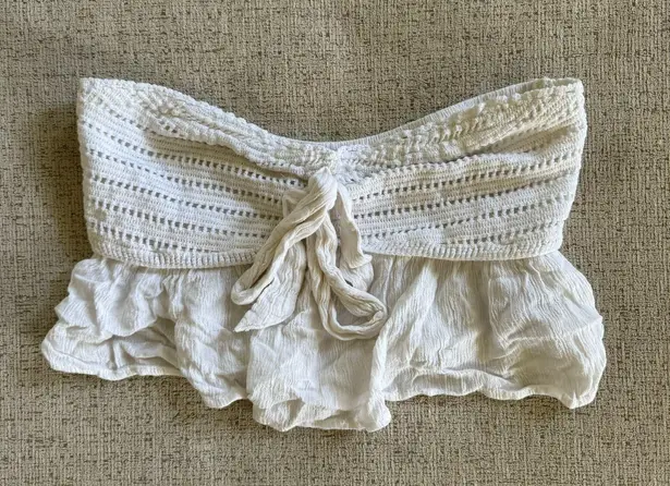 American Eagle Outfitters White Tube Top