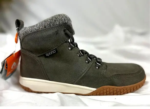 Sporto Women's Abby Leather/Suede Sneaker Boot Gray 11W