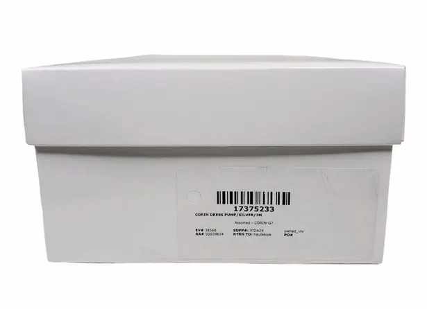 Donald Pliner Womens 7M Corin Suede Dress Pump Black Silver Metallic NEW