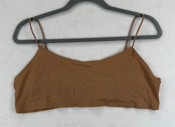 SKIMS Fits Everybody Cami Bra Top Women's Size 3X Brown Comfort Stretch