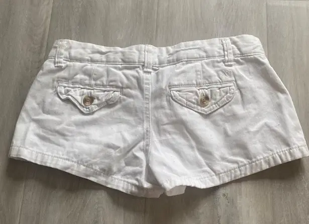 Aeropostale Jean Shorts White Size XS