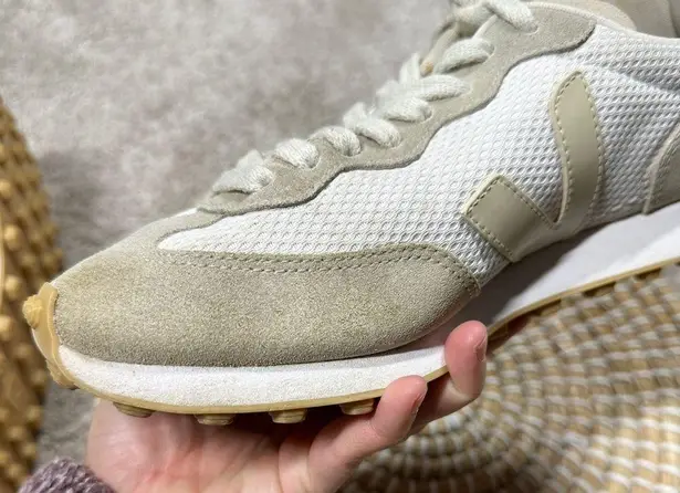 VEJA Women’s Rio Branco Alveomesh White Pierre Natural Shoes Sneakers Size 9