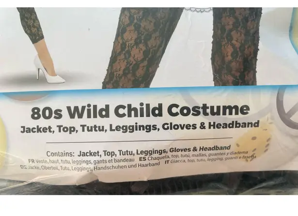 Smiffys Smiffy’s 80’s Wild Child Costume