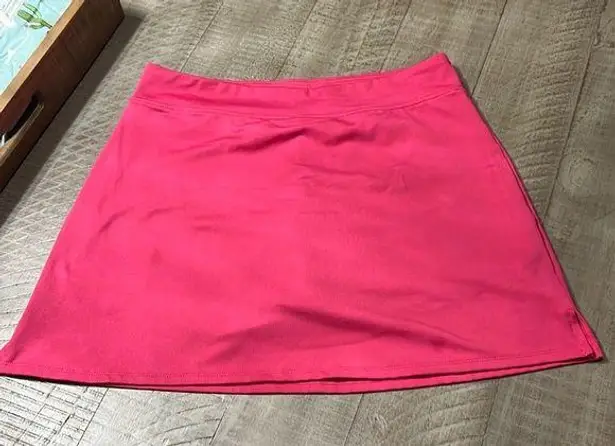 Cute bright pink tennis skort by Tranquility