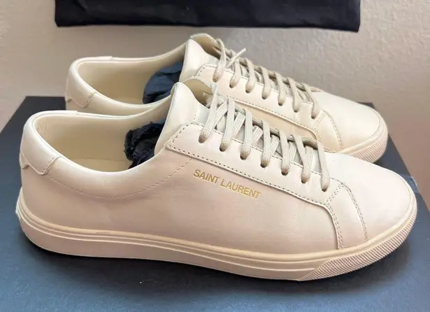 Saint Laurent Sneakers Andy Low Top Brooklyn Dark Coquille Casual Womans Sneaker