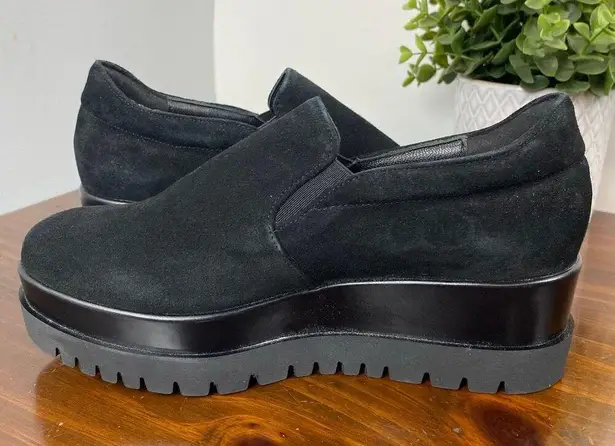 Cordani Black Suede Leather Amaya 2 Slip