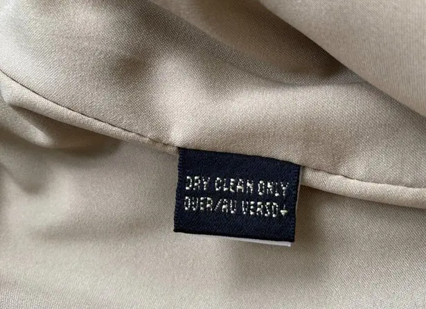 Dana Buchman Women's Size 12 High Rise Plaid Wool Blend Trouser Dress Pants Tan