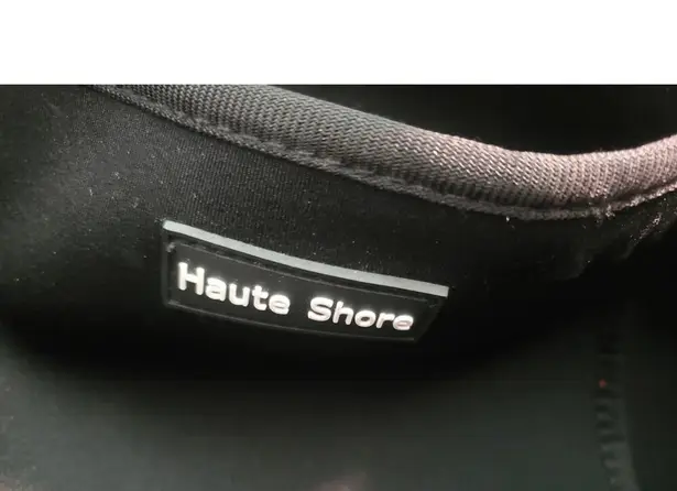 Haute Shore GREYSON UPTOWN Tote Purse Black/White Stripes Bag. A12 Black