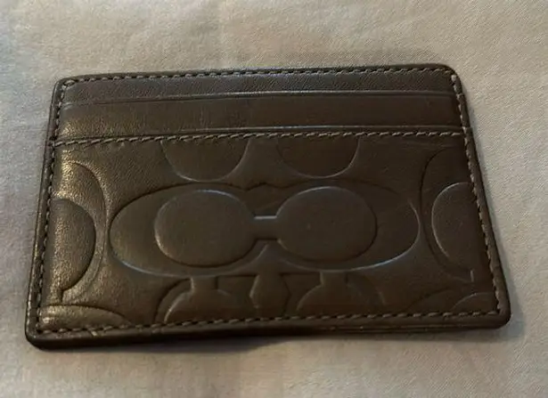 Coach card holder