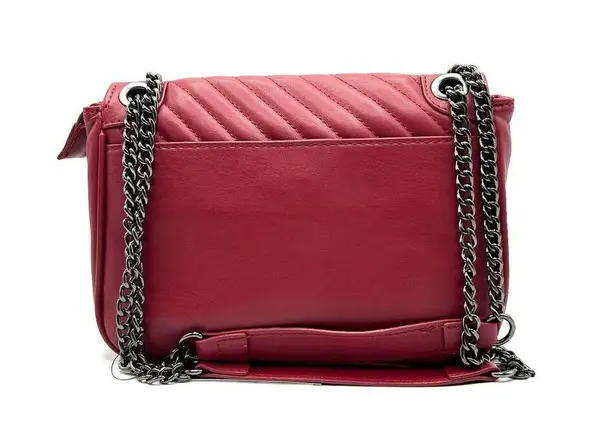 Badgley Mischka Red Quilted Crossbody