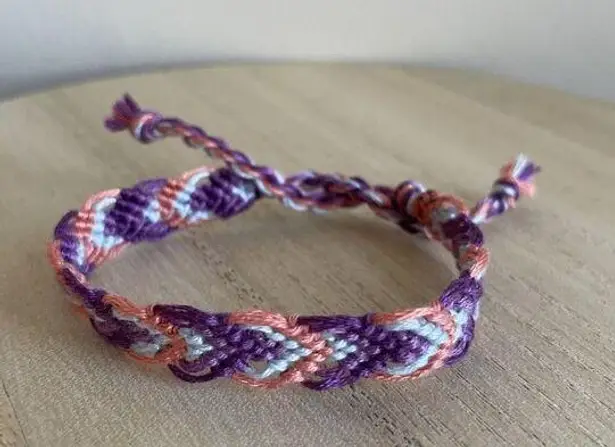 Handmade Zeta Bracelet, anklet, trendy, comfortable, tie, embroidery thread, woven, gift,