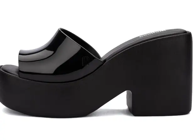 Melissa Posh Slip-On Platform Jelly Heels