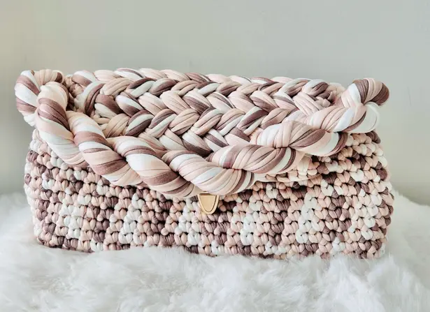 Handmade Latte Affection Handbag