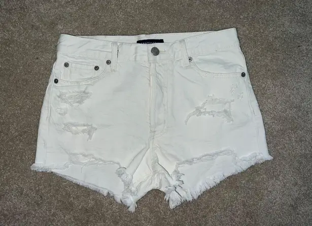 Aeropostale White Jean Shorts