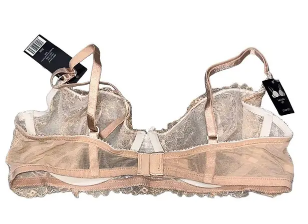 NEW Heidi Klum Natural French Lace Underwire Bra Size undefined