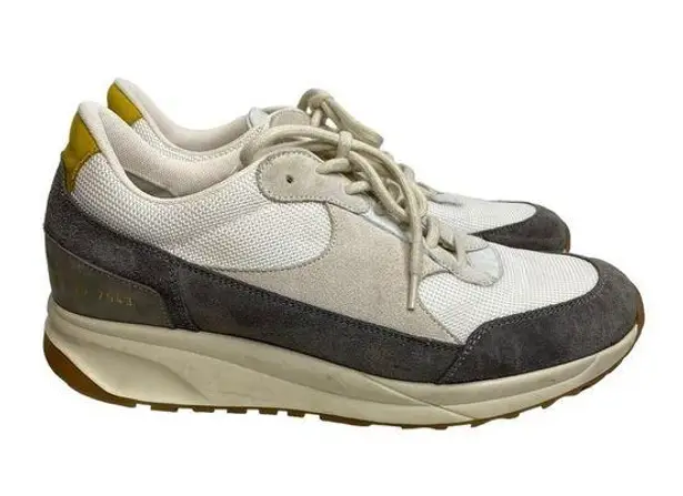 Woman by Common Project Color Block Patterned Sneaker 40 US 10 Gray