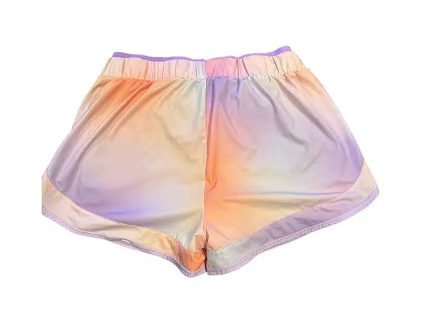 Sweaty Betty Ombre Running Shorts Size M Gradient Sunset Color Built-In Liner