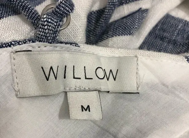 WILLOW Eli Open Back Linen Blend Jumpsuit Medium NWT