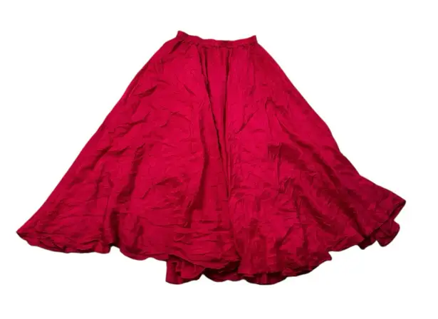 The Limited Vintage  100% Silk Maxi Skirt Flowy 90s Y2K Boho Western Size Small - Image 1