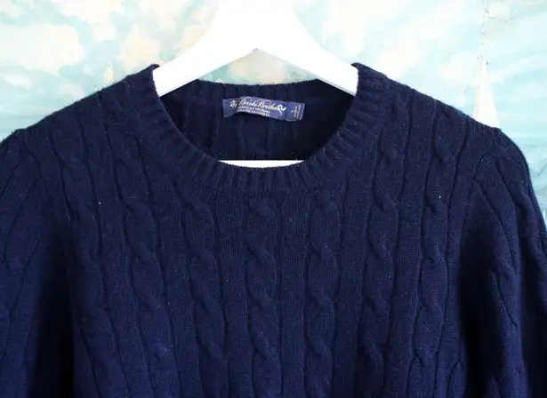 Brooks Brothers  Cashmere Sweater Navy SZ Small