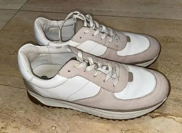 Madewell  Kickoff Trainer Sneakers Leather & Ripstop Nylon Women 10‎