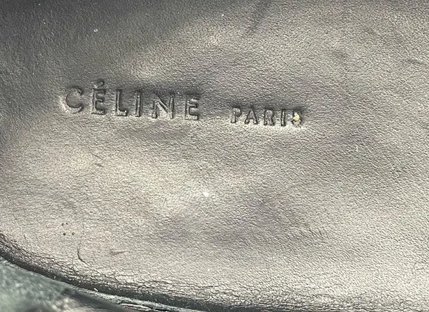 Celine Black Pony Hair Slip On
Sneakers Size 40