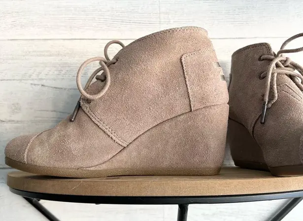 Toms Tom’s Desert Suede Wedge Boots