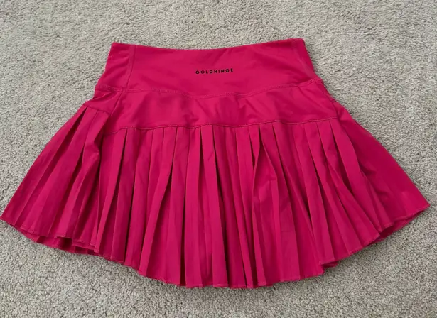 Hinge Hot Pink  Pleated Tennis Skirt- BRAND NEW XS