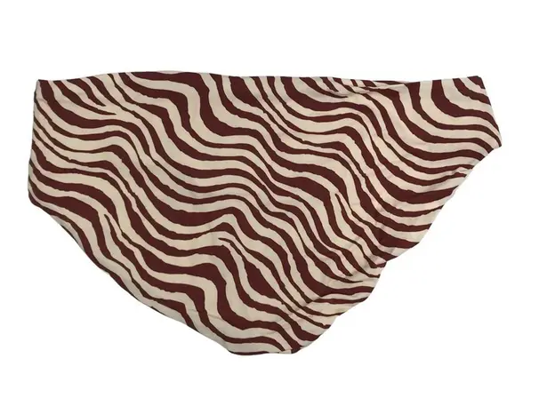 ANDIE Hipster Bikini Swim Bottom Women Sz L Striped Feminine Resort Retro NWT