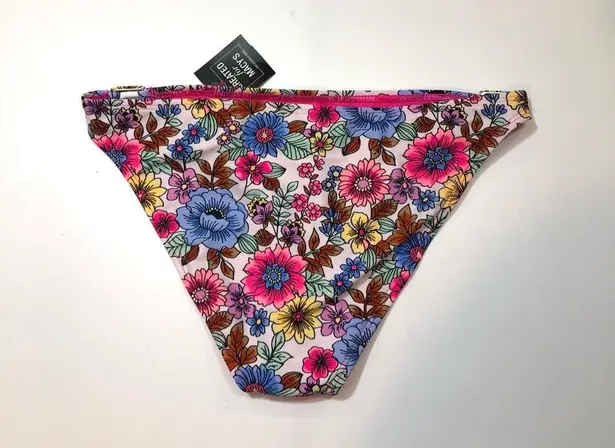 California Waves Floral Bikini Swim Bottom