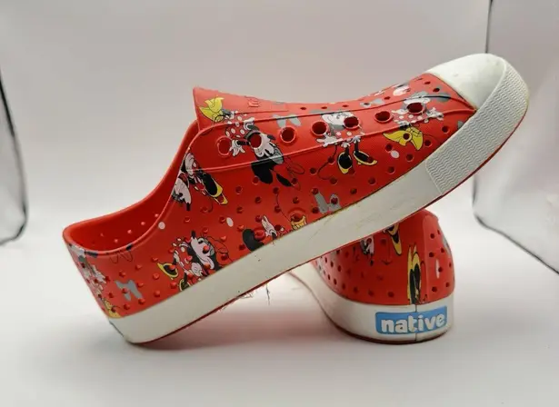 NATIVE Disney Parks Minnie Mouse Red Slip On Shoes Unisex Male 8/Women 10
