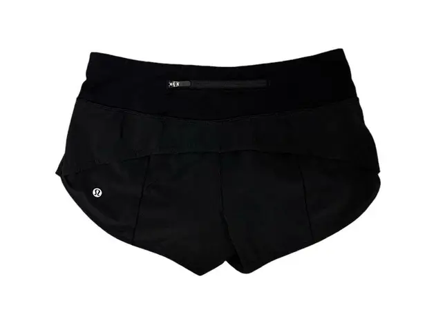 Lululemon  Speed Up Low-Rise Lined Short 2.5” in Black Size 4