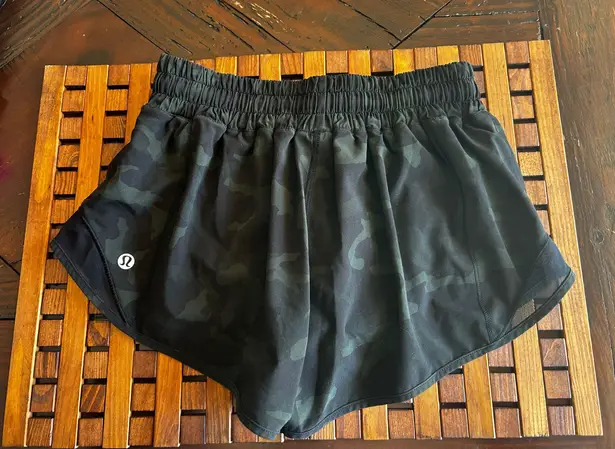 Lululemon Green Camo Shorts