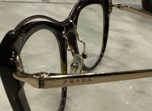 Prada Women's Eyeglasses Black Plastic Full-Rim Frame