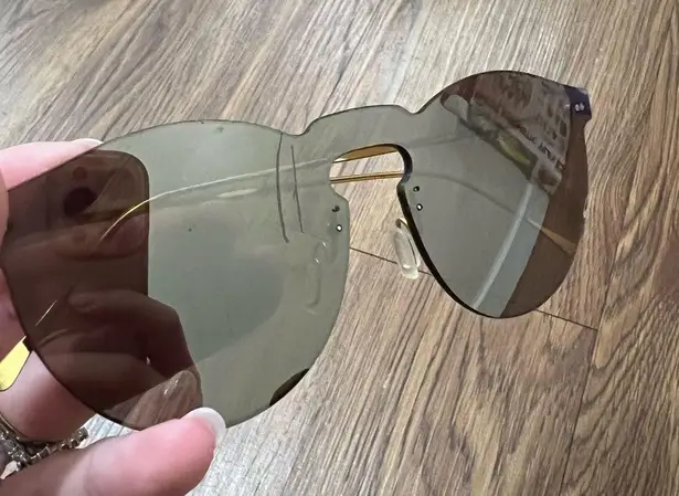 illesteva Brown Leonard Mask Sunglasses $190