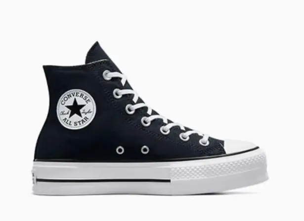 Converse Black Platform