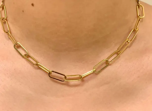 Thick chain necklace gold necklace gold choker gold necklace gold chain necklace