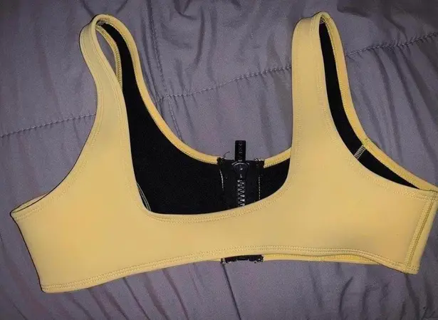 Hoaka Swimwear Yellow Bikini Top