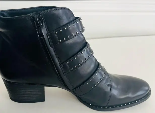 Paul Green ‘Soho’ Genuine Leather buckled Studded Ankle Boots Size 7.5 UK