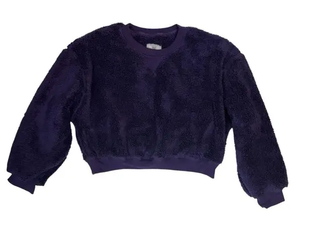 Savagexfenty Savage X Fenty Undercover Softie Plush Teddy Cropped Sweatshirt size XL