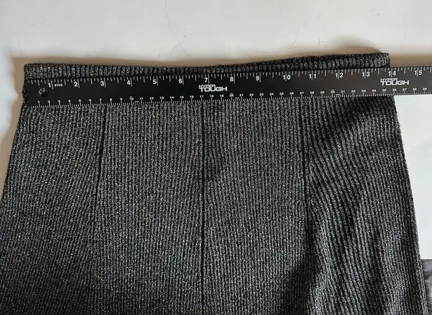 Cremieux Holiday Glam Knit Skirt Women's size Small NWT $79 black gold shimmer