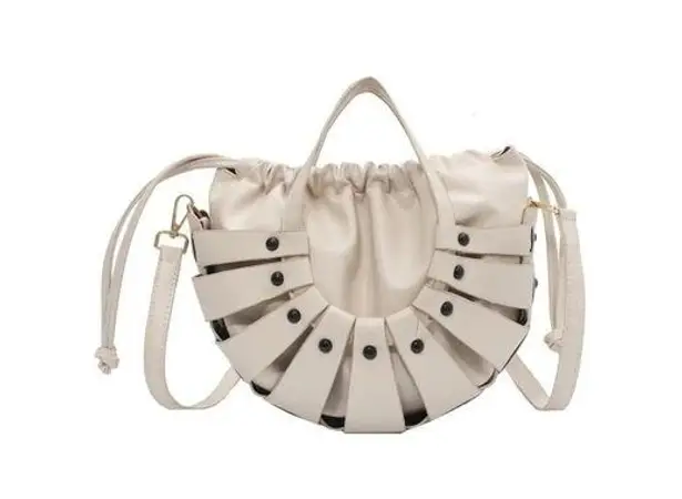 Moon Womens Woven Basket Bag