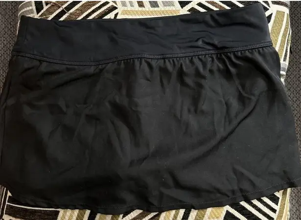 Nike  NWT Swim Solid Element Women's Medium Black Boardskirt Swim $68