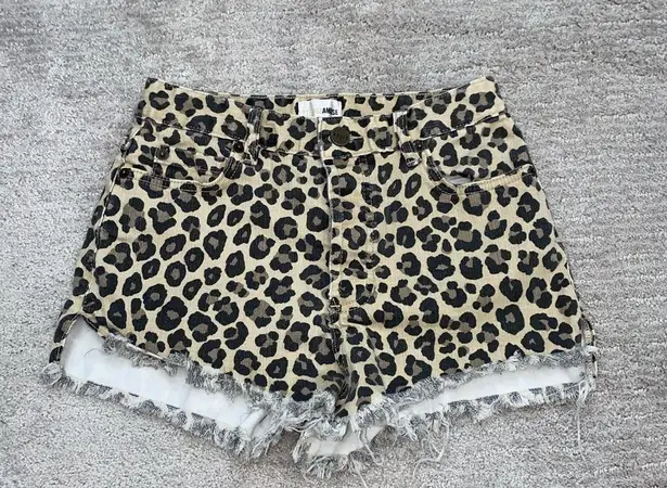 Amuse Society Cheetah  Shorts