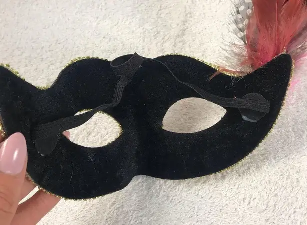 Pink Sequin masquerade masque