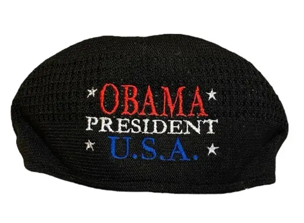 President Obama Black Hat Beret USA Patriotic